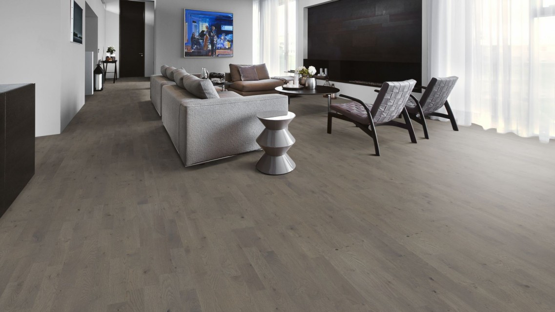 Kahrs Beyond Retro Oak Pearl Grey Strip